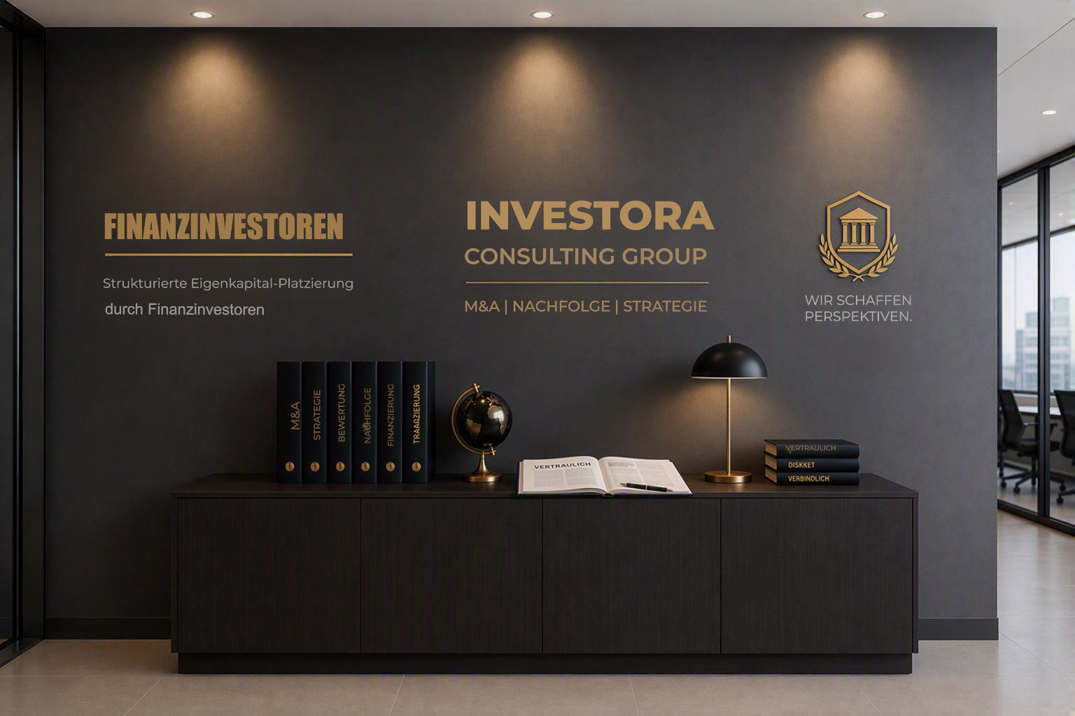 INVESTORA unterstützt Gesellschafter aktiv bei der Bewältigung komplexer finanzieller Rahmenbedingungen. Wenn Sie strategische Marktpartner oder kapitalstarke Finanzinvestoren für Ihr Unternehmen suchen, realisieren wir die Platzierung absolut diskret, rechtssicher und zielorientiert